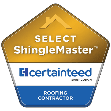 CertainTeed Select ShingleMaster certification badge