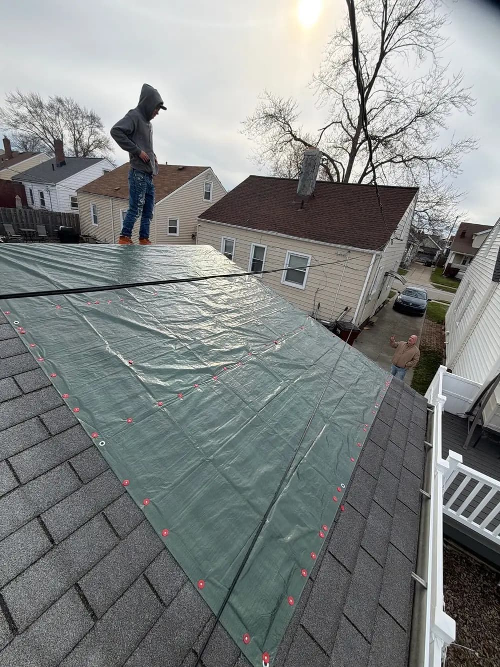317 Restoration roof inspection in Indianapolis, IN