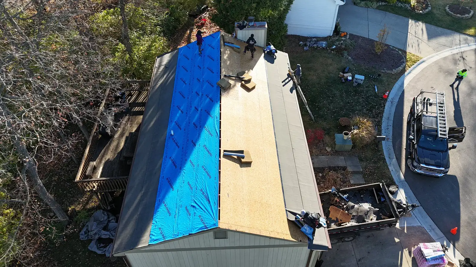 New CertainTeed architectural shingle roof installed in Indianapolis, IN